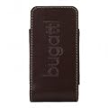 Ledertasche Twin von bugatti passend zu Apple iPhone 4, iPhone 4S, iPhone 4 S, IV, Leder Tasche, braun