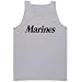 Marines Tank Top - Military Style Physical Training Tank in gray