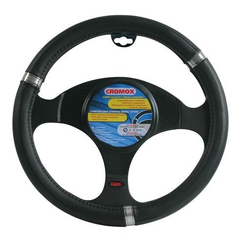 Lampa 33037 Lenkradbezug Cromox Kunstleder, d = 37-39 cm, schwarz Preisvergleich