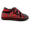 Underground SlipOn NEWCASTLE VELCRO tartan