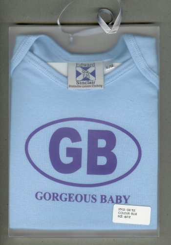 Childrens Toyshop   : Short sleeve tee GB Gorgeous baby' blue