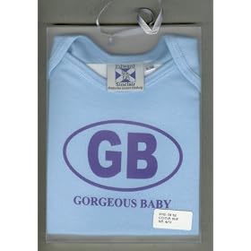 Short sleeve tee GB Gorgeous baby' blue 12-18 months