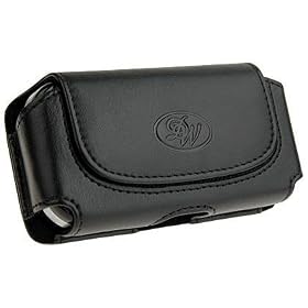Horizontal Leather Case with Belt Clip for Google G1 Android Smartphone