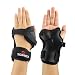 Andux Ski Gloves Wrist Palms Protection Roller Skating Hard Gauntlets Adjustable HXHW-05 (M (7.5-9cm))