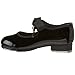 Capezio girls Jr. Tyette Tap Shoe, Black Patent, 1 W US Little Kid