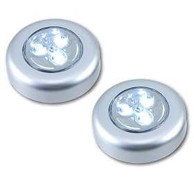 Super-Bright LED Stick-On Tap Lights - Set of 2