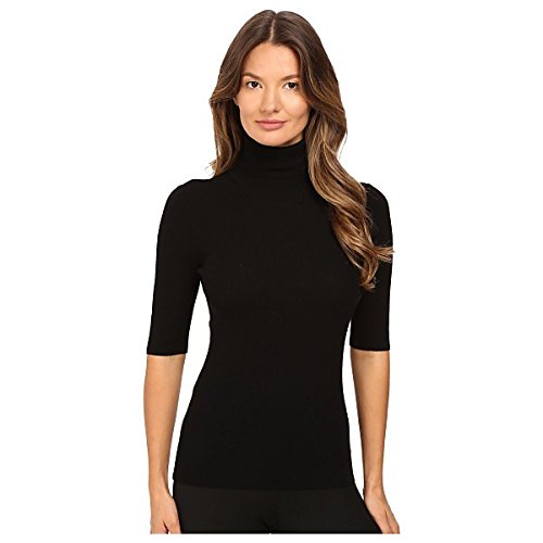 セオリー アウター ニット&セーター Leenda B Refine Short Sleeve Turtleneck Black [並行輸入品]