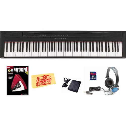 Yamaha P105B 88-Key Digital Piano Deluxe Bundle