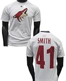 Mike Smith Phoenix Coyotes White Jersey Name and Number T-shirt
