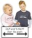Baby/Kinder Langarmshirt mit Druck ICH WARS NICHT (046.47)