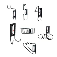 Racor InterChange ICK-11B 23-Piece WallDocking Kit, Black