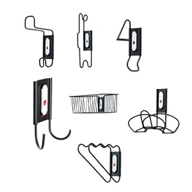  Racor InterChange ICK-11B 23-Piece WallDocking Kit, Black