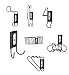Racor InterChange ICK-11B 23-Piece WallDocking Kit, Black