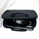CaseCrown Premium Double Memory Foam Laptop Case (Nylon Black) Samsung N110 Netbook