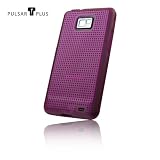 Produkt-Bild: PULSARplus TPU H&uuml;lle Case f&uuml;r Samsung Galaxy S II i9100 Silikon Tasche Galaxy S2 S 2 SII in purpurrot rot