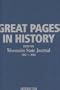 Great Pages in History from the <I>Wisconsin State Journal:</I> 1852-2002