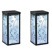 Smart Solar Frosted Scroll Solar Lanterns