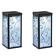 Smart Solar Frosted Scroll Solar Lanterns
