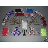 18 Fléchettes (Laiton) + 250 Pointes + ailettes + EMPIRE-Etui