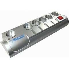 6-fach Steckdose Silvershield PMS �ber PC/USB programmierbar mit �berspannungsschutz