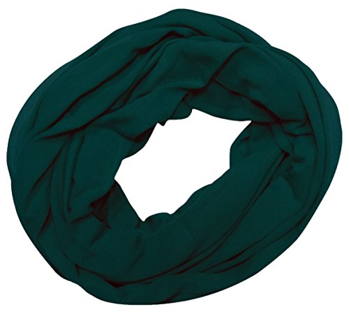 Peach Couture Cotton Soft Touch Solid Color Infinity Loop Scarf Scarves Jersey Knit