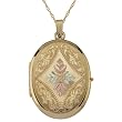 Black Hills Gold gold-filled Four Picture Locket