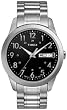 Timex Men's Elevated Classics T2M932 Silver Stainless-Steel Quartz Watch with Black Dial