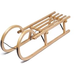 Ultrasport H�rnerrodel mit Lattensitz 110 cm - Massiv Hartholzrodel