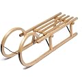 Ultrasport H�rnerrodel mit Lattensitz 110 cm - Massiv Hartholzrodel