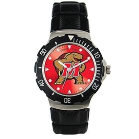 NCAA Men's CD-MD Agent Series Maryland Terrapins Polyurethane Watch
