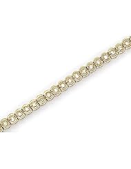 14kt Yellow Gold Diamond Backset Bracelet 1.00ct TW