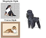 Poodle (Black) Mouse Pad