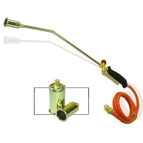 Propane Turbo Torch - 3 Nozzles - Turbo-Blast Trigger with 60" Hose
