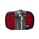 Nikon Coolpix S210 Digital Camera Compact CaseCrown Premium Double Memory Foam Padded Camera Case (Nylon Red)