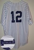 Wade Anthony Boggs Autographed/Hand Signed New York Yankees Jersey with HOF 05 Inscription