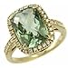 Gorgeous 4.90ct Cushion Cut Green Amethyst and title=
