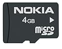 Genuine Nokia 4GB Micro SD MU-41 Memory Card with SD Adaptor for 5700, 6110 Navigator, 6290, E90, N76, N95