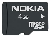 Genuine Nokia 4GB Micro SD MU-41 Memory Card with SD Adaptor for 5800, 6700, N95, N97