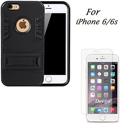 Shockproof Phone Case,Dotopwhj Protective Rugged Case with kickstand holster