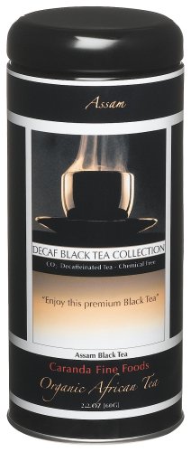 Caranda Fine Foods Decaf Naturally Harvested Assam Tea, 2.2-Ounce Tins (Pack of 4) by Caranda Fine Foods