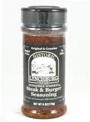 Historic Lynchburg Tennessee Whiskey Steak & Burger Seasoning (Case of 6)