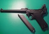 WE Full Metal Luger (Long) Gas Blow Back Gun BB -- WE-039