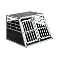 Alu Hunde Transportbox Hundebox Hundetransportbox in Schwarz