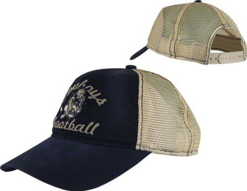 Dallas Cowboys Women's Throwback Hat: Vintage Classic Slouch Mesh Back Adjustable Hat