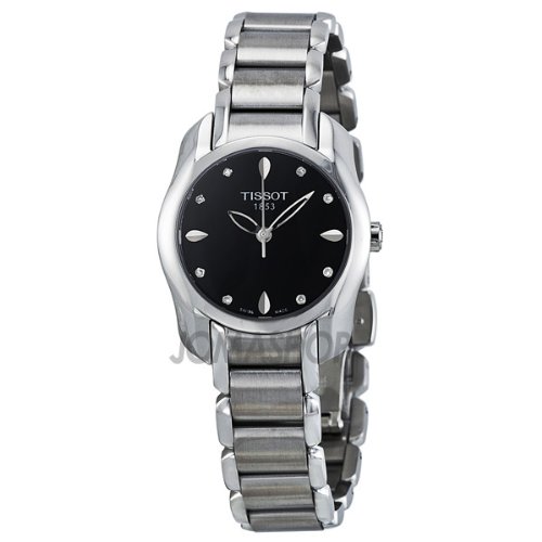 Tissot T-Wave Black Dial Ladies Watch T0232101105600