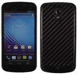 Skinomi TechSkin - Samsung Galaxy Nexus Screen Protector Ultra Clear Shield + Black Carbon Fiber Full Body Protective Skin + Lifetime Warranty