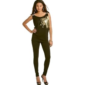 Baby Phat Leggings, Button Back Legging