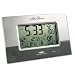Search : Seth Thomas(tm) 2644 - Sade Weather Station Wall Clock, 10-3/4x1-1/4x9-7/8, BLK/Silver