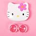 Hello Kitty Contact Lenses Case Set Care White