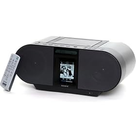 Sony ZSS4IP CD Boombox with iPod Dock and iPhone (Black)